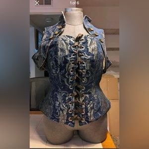 DITD aurora corset and sgt peppers vest
